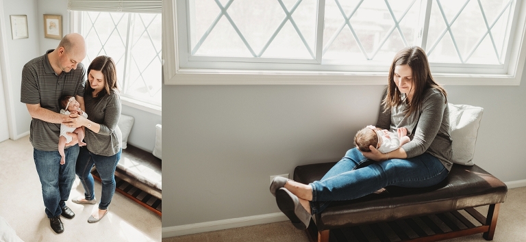 lake county, IL lifestyle newborn photographers