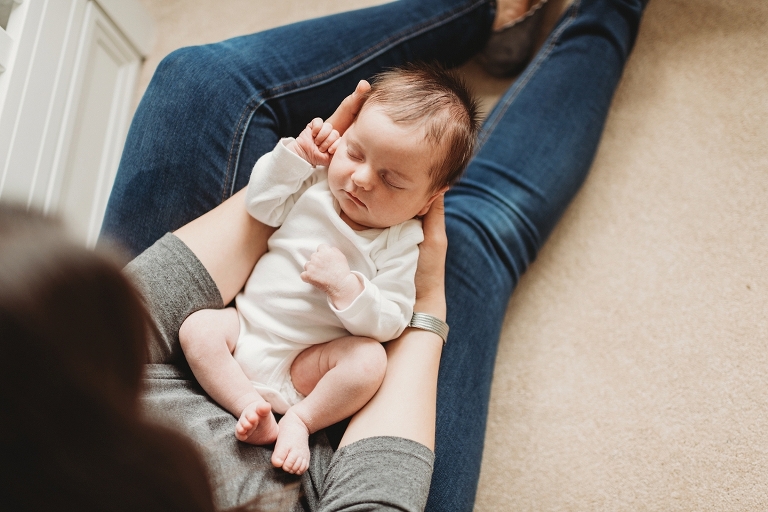 lake county, IL lifestyle newborn photographers