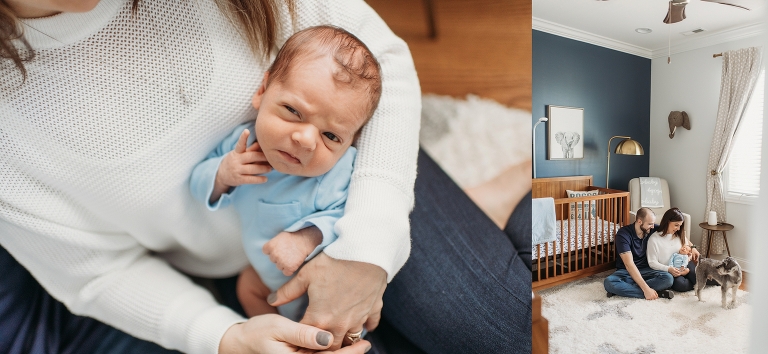 Newborn lifestyle photography