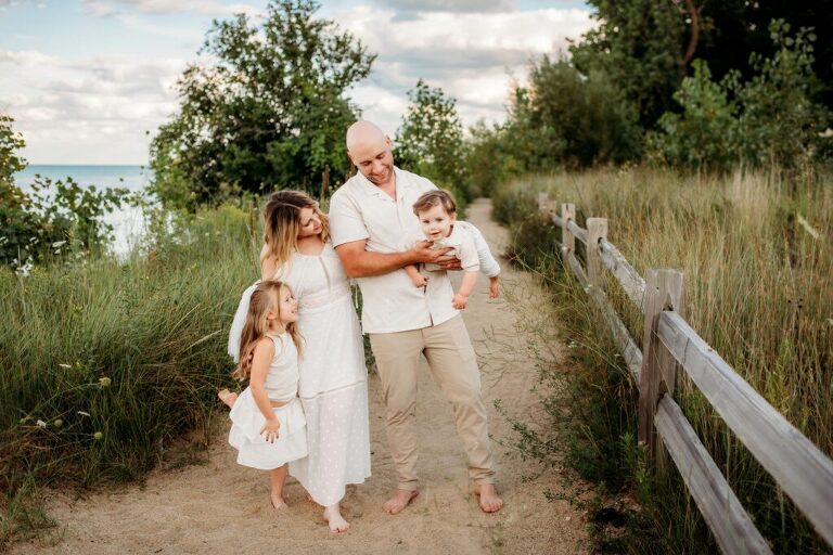 Family Beach Session Lake Forest, IL