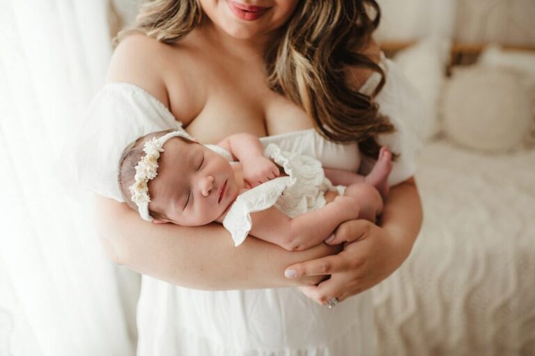 Baby in Mom's arms